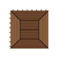 300 * 300 * 22mm Fabriqué en Chine DIY WPC Decking Tile, Composite Decking DIY Tile